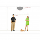 Lampa sufitowa półkula ze szklanych koralików Venezia MW-LIGHT Crystal 111012510