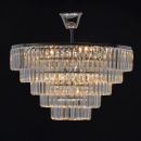 Lampa sufitowa prostokątne kryształy kaskadowe Adelard MW-LIGHT Crystal 642013008