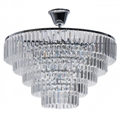Lampa sufitowa prostokątne kryształy kaskadowe Adelard MW-LIGHT Crystal 642013008