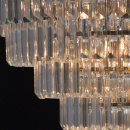 Lampa sufitowa prostokątne kryształy kaskadowe Adelard MW-LIGHT Crystal 642013008