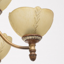 Lampa sufitowa rustykalna, odcienie brązu, szklane klosze CHIARO Versace 254012909