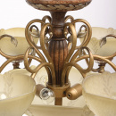 Lampa sufitowa rustykalna, odcienie brązu, szklane klosze CHIARO Versace 254012909