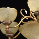 Lampa sufitowa rustykalna, odcienie brązu, szklane klosze CHIARO Versace 254012909