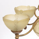 Lampa sufitowa rustykalna, odcienie brązu, szklane klosze CHIARO Versace 254012909