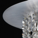 Lampa sufitowa - szczotkowane srebro, kryształowe kulki MW-LIGHT Crystal 276014409