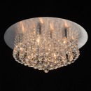 Lampa sufitowa - szczotkowane srebro, kryształowe kulki MW-LIGHT Crystal 276014409