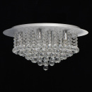 Lampa sufitowa - szczotkowane srebro, kryształowe kulki MW-LIGHT Crystal 276014409