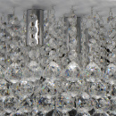 Lampa sufitowa - szczotkowane srebro, kryształowe kulki MW-LIGHT Crystal 276014409