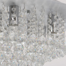 Lampa sufitowa - szczotkowane srebro, kryształowe kulki MW-LIGHT Crystal 276014409
