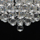 Lampa sufitowa - szczotkowane srebro, kryształowe kulki MW-LIGHT Crystal 276014409