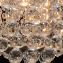 Lampa sufitowa - szczotkowane srebro, kryształowe kulki MW-LIGHT Crystal 276014409