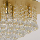 Lampa sufitowa - szczotkowane złoto - kryształowe dodatki MW-LIGHT Crystal 276014509