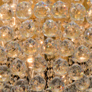 Lampa sufitowa - szczotkowane złoto - kryształowe dodatki MW-LIGHT Crystal 276014509