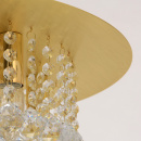 Lampa sufitowa - szczotkowane złoto - kryształowe dodatki MW-LIGHT Crystal 276014509