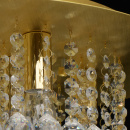Lampa sufitowa - szczotkowane złoto - kryształowe dodatki MW-LIGHT Crystal 276014509