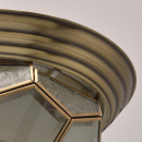 Lampa sufitowa - szklana mozaika - plastry miodu Chiaro Country 397010403