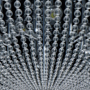 Lampa sufitowa szklane koraliki - duża półkula Venezia MW-LIGHT Crystal 111012715