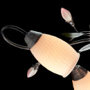 Lampa sufitowa Verona wzór kwiatowy, białe klosze MW-LIGHT Flora 334013504