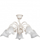 Lampa sufitowa w stylu florystycznym biało-złota Vitaluce VE1275-0/5PL