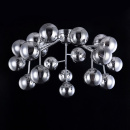 Lampa sufitowa z 20 ciemnych, szklanych kulek Dallas Maytoni Modern MOD545PL-20CH