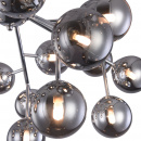 Lampa sufitowa z 20 ciemnych, szklanych kulek Dallas Maytoni Modern MOD545PL-20CH