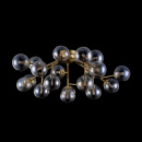 Lampa sufitowa z bursztynowymi bańkami Dallas Maytoni Modern MOD545PL-20G