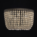 Lampa sufitowa z drewnianych pereł RegenBogen Loft 679010905