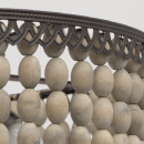 Lampa sufitowa z drewnianych pereł RegenBogen Loft 679010905