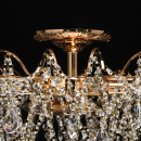 Lampa sufitowa z kryształowych kropli na 9- żarówek MW-LIGHT Crystal 464018709