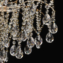 Lampa sufitowa z kryształowych kropli na 9- żarówek MW-LIGHT Crystal 464018709