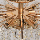 Lampa sufitowa z kryształowych kropli na 9- żarówek MW-LIGHT Crystal 464018709