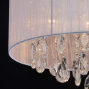 Lampa sufitowa z tkaniny i z kryształami Jacqueline MW-LIGHT Elegance 465015606