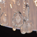 Lampa sufitowa z tkaniny i z kryształami Jacqueline MW-LIGHT Elegance 465015606