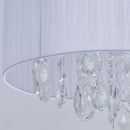 Lampa sufitowa z tkaniny i z kryształami Jacqueline MW-LIGHT Elegance 465015606