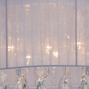 Lampa sufitowa z tkaniny i z kryształami Jacqueline MW-LIGHT Elegance 465015606