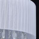 Lampa sufitowa z tkaniny i z kryształami Jacqueline MW-LIGHT Elegance 465015606