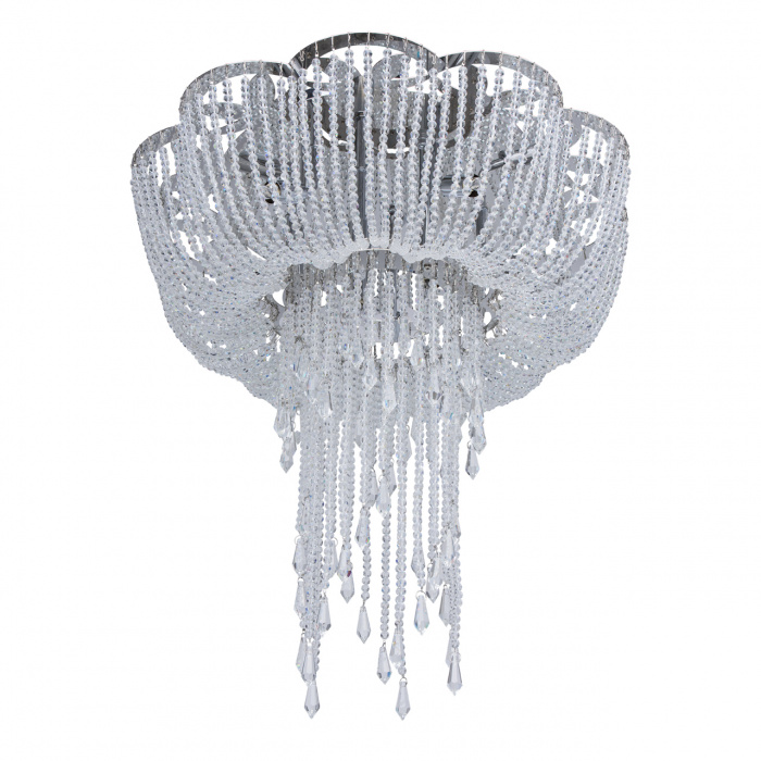 Lampa sufitowa z wiszących kryształków Suzanne CHIARO Crystal