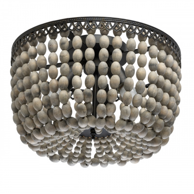 Lampa sufitowa z wykończeniem drewnianym RegenBogen Loft 679010803