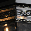 Lampa sufitowa zewnętrzna IP44, czarny mosiądz Corso Street CHIARO 801010806