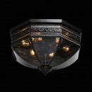 Lampa sufitowa zewnętrzna IP44, czarny mosiądz Corso Street CHIARO 801010806