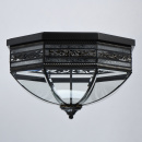 Lampa sufitowa zewnętrzna IP44, czarny mosiądz Corso Street CHIARO 801010806
