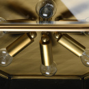 Lampa sufitowa zewnętrzna z mosiądzu IP44 Corso CHIARO Street 802011506