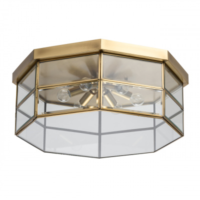 Lampa sufitowa zewnętrzna z mosiądzu IP44 Corso CHIARO Street 802011506