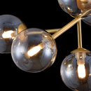 Lampa sufitowa złota z bursztynowymi kulami Dallas Maytoni Modern MOD545PL-12G