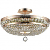 Lampa sufitowa złota z kryształami 43 cm Ottilia Maytoni Classic DIA700-CL-06-G