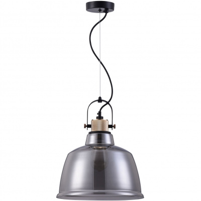 Lampa szklana Loft wisząca - dymione szkło Irving Maytoni T163PL-01C