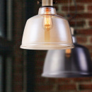 Lampa szklana Loft wisząca - dymione szkło Irving Maytoni T163PL-01C