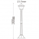 Lampa uliczna czarna w stylu retro MW-LIGHT Street 815041101