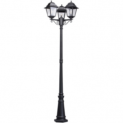 Lampa uliczna potrójna w stylu retro MW-LIGHT Street 815041203
