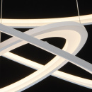 Lampa wisząca 3-duże ringi LED, zdalne sterowanie RegenBogen Hi-Tech 661016703